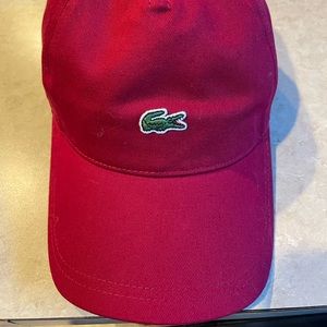 Lacoste maroon/red cap